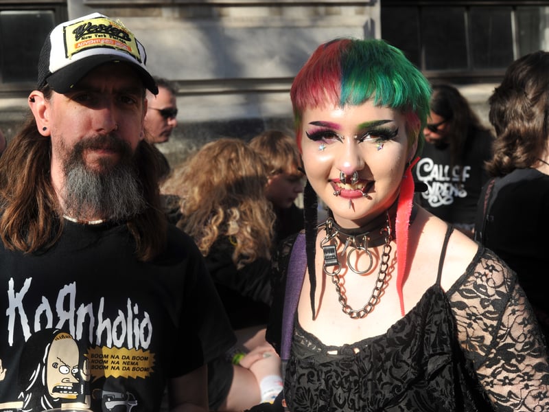 Festival goers