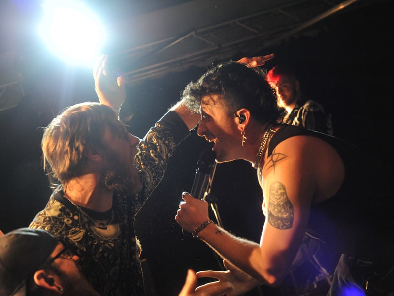 Shields' frontman gets up close with a fan