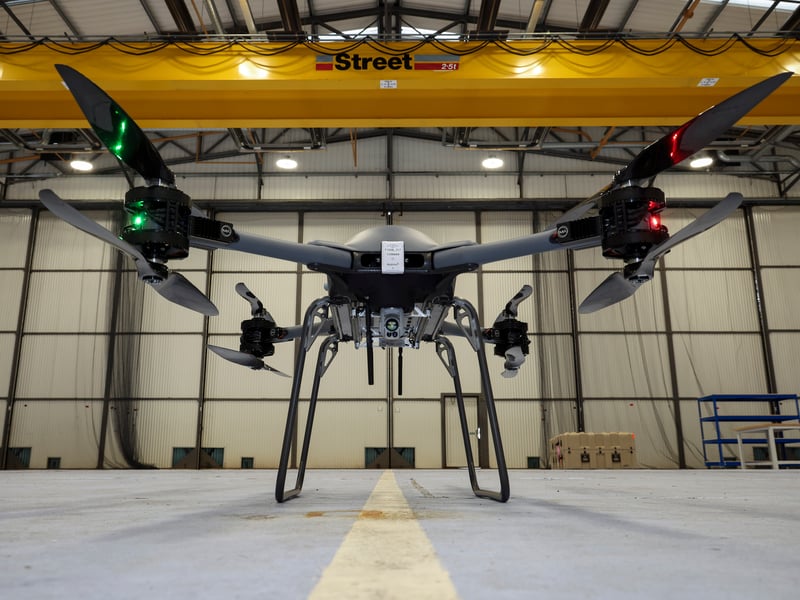 Cutting-edge Malloy T-150 drones will be utilised during HMS Prince of Wales' deployment to the Indo-Pacific region, a nine month operation where sailors will visit Japan, Australia and elsewhere.