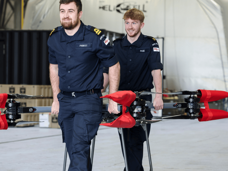 Cutting-edge Malloy T-150 drones will be utilised during HMS Prince of Wales' deployment to the Indo-Pacific region, a nine month operation where sailors will visit Japan, Australia and elsewhere.