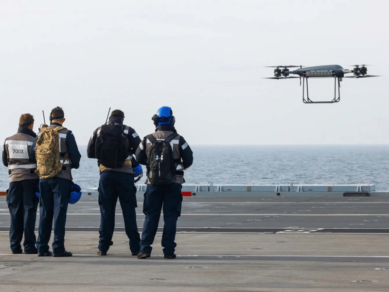 Cutting-edge Malloy T-150 drones will be utilised during HMS Prince of Wales' deployment to the Indo-Pacific region, a nine month operation where sailors will visit Japan, Australia and elsewhere.