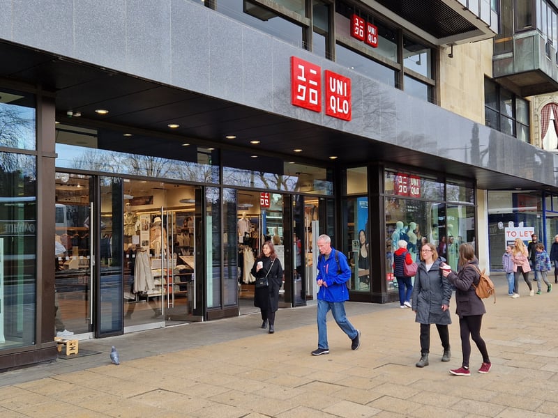 Japanese clothing chain Uniqlo opened its first Scottish store in April 2024 in the former British Home Stores (BHS) premises at 64 Princes Street. The B-listed building was purpose-built for BHS in the 1960s. BHS closed in 2016 and the upper floors were later converted into a 136-bedroom Premier Inn.