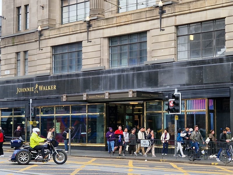 The Johnnie Walker visitor experince opened in the former House of Fraser department store at the west end of Princes Street in September 2021. It was seen as the start of a new era for what had been Edinburgh's main shopping street.
The eight-floor attraction, which includes a rooftop bar with spectacular views over the city, has welcomed over a million visitors from 141 countries since it opened.