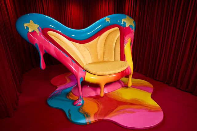 This is what the Diary Room chair at the Celebrity Big Brother house looks like for 2025