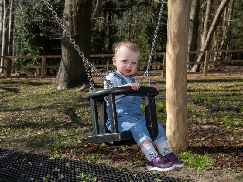 A new adventure play area has officially opened in the grounds of Harewood House.