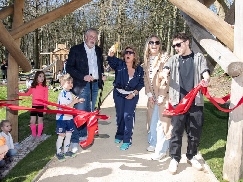 The new playscape was officially opened on Friday (April 4).