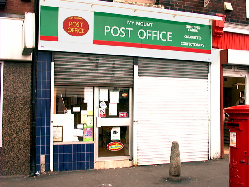 Ivy Mount Post Office off York Road in LS9. Pictured in April 1997.