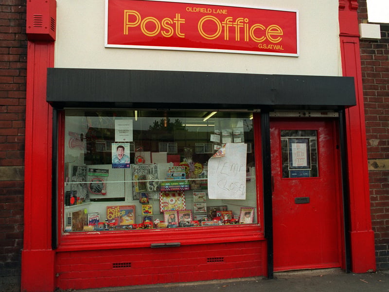 Did you use this Post Office in the 1990s? The Oldfield Lane branch pictured in October 1995.