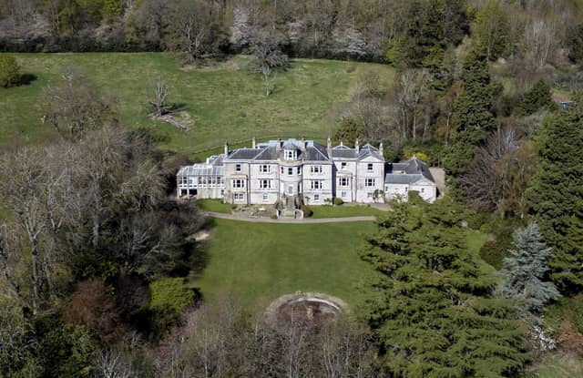 Glencarse House and Gate Lodge, in Perthshire, owned by Ewan McGregor. The Trainspotting and Star Wars actor has submitted plans to replace an old roof at his listed country mansion as part of a multi-million pound renovation