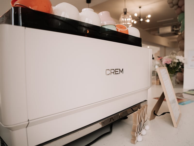 Quality coffee was at the forefront of what the sisters wanted to provide with all staff undergoing barista training.