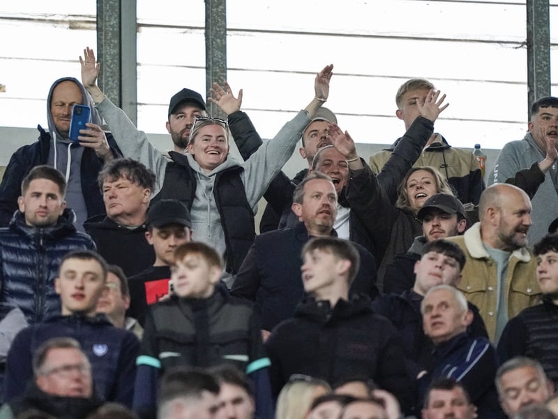 There were 2,445 Pompey fans making themselves heard once against at Coventry City last night.