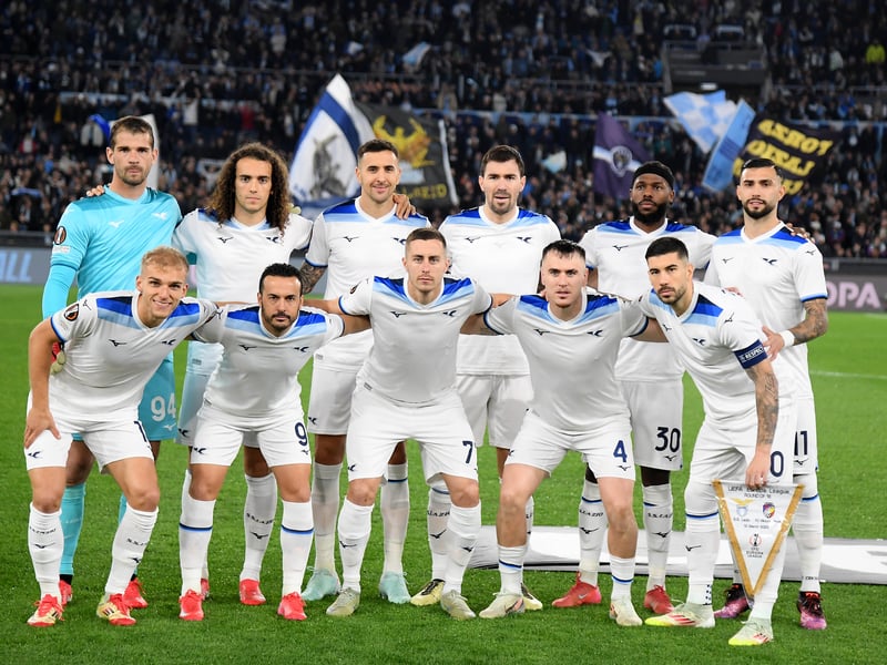 The Italians, who overcame Viktoria Plzen in the last 16 and face Bodo/Glimt in the quarters, are rated they second most likely team to win the Europa League this season by the Opta supercomputer.
It gives Lazio a 70% chance of reaching the semis, a 37.6% chance of making the final and a 20.1% chance of lifting the trophy.