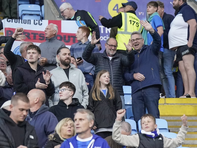 There were 2,445 Pompey fans making themselves heard once against at Coventry City last night.