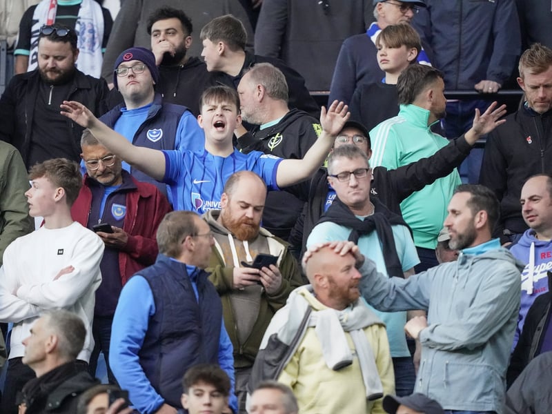 There were 2,445 Pompey fans making themselves heard once against at Coventry City last night.