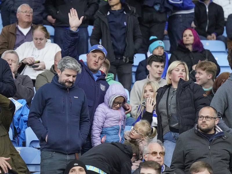 There were 2,445 Pompey fans making themselves heard once against at Coventry City last night.
