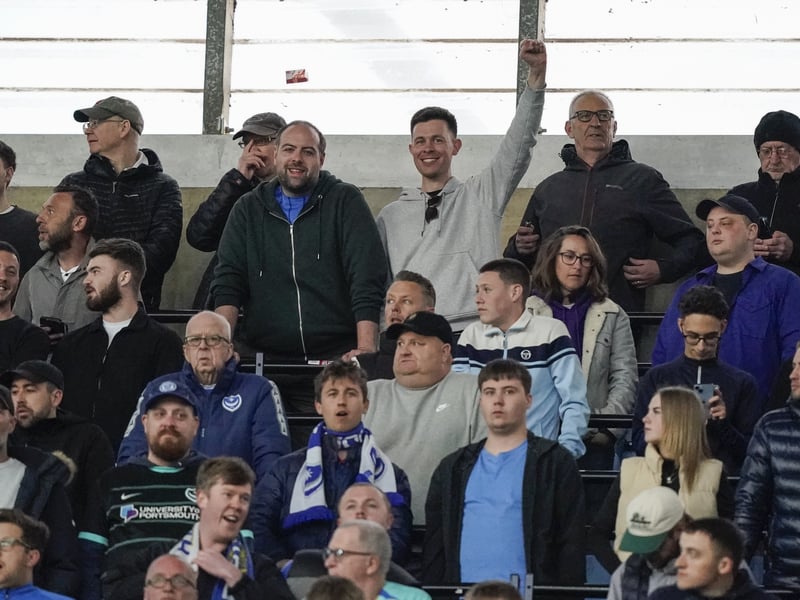 There were 2,445 Pompey fans making themselves heard once against at Coventry City last night.
