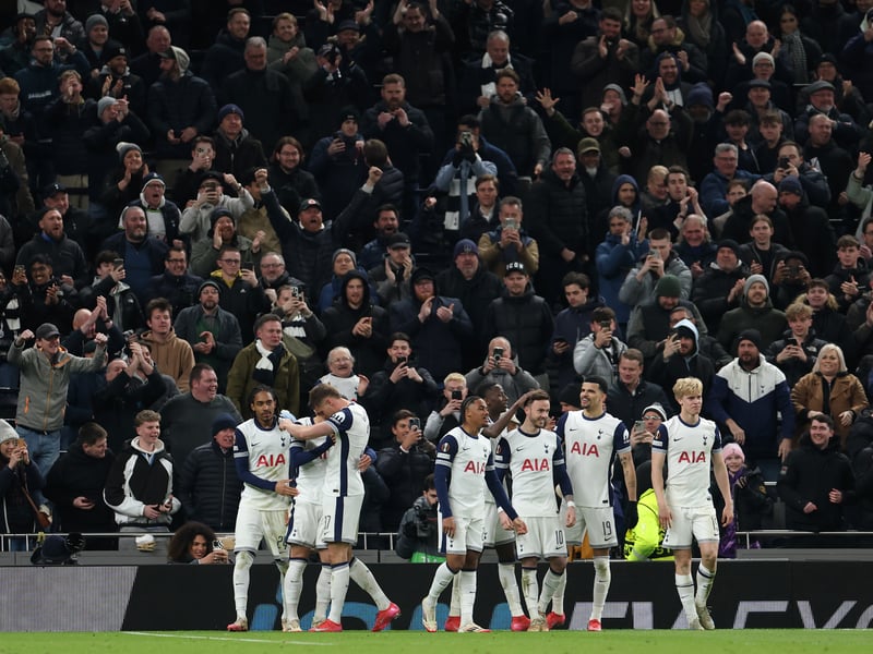 Ange Postecoglou's side face the 2022 winners Eintracht Frankfurt in the quarter-finals after edging past AZ Alkmaar in the last 16. Spurs were ranked third by the Opta supercomputer in the list of teams most likely to win the Europa League this season.
It gives them a 59.4% chance of reaching the semis, a 33.8% chance of making the final and a 17.2% chance of lifting the trophy.