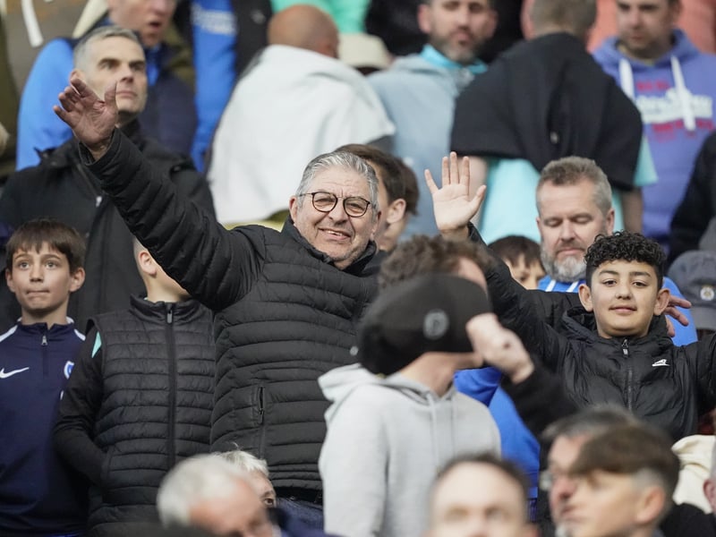 There were 2,445 Pompey fans making themselves heard once against at Coventry City last night.