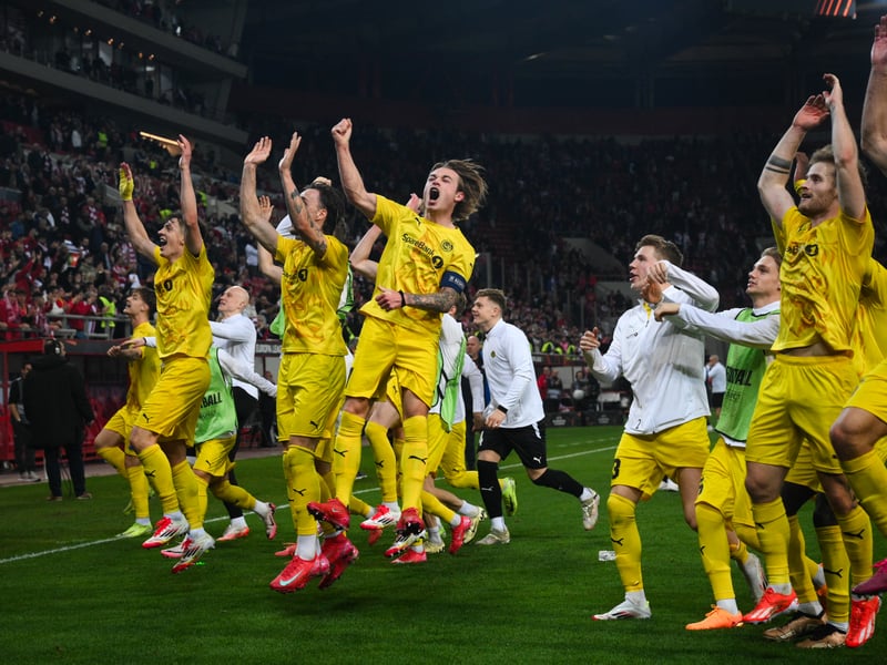 The Norwegians had to get past FC Twente in the knockout play-off round and Olympiacos in the last 16 to reach the quarter-finals, where they will meet Lazio. The Opta supercomputer ranks Bodo/Glimt as tournament outsiders, giving them a 30% chance of reaching the semis, a 9.7% chance of making the final and a 3.8% chance of lifting the trophy.
