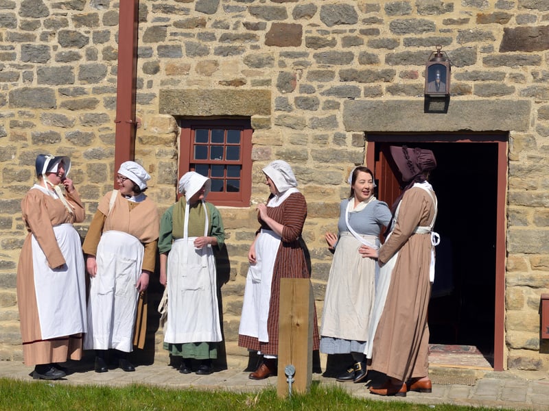 The two cottages give people the chance to live as labourers would in the late Georgian period of the 1820s. The cottages are typical of those that would have been occupied by the rural working classes - with some modern tweaks.