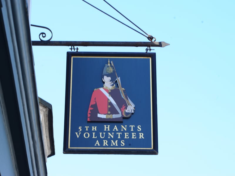 The Fifth Hants Volunteer Arms was taken over by Victor Tewkesbury and his bar manager Tommy Baxter in April 2025.

Picture: Sarah Standing (100425-1777)