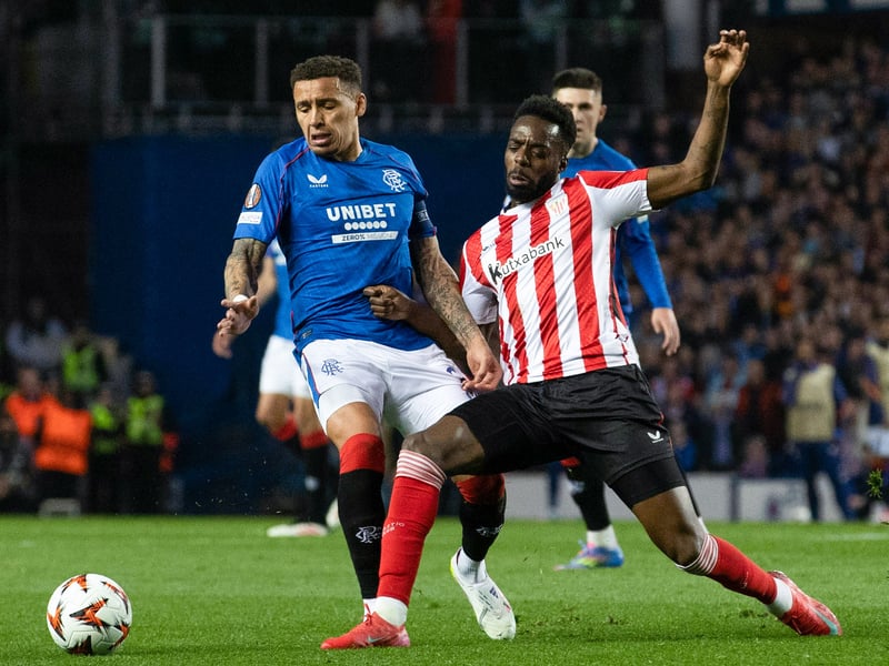 While many would say Alistair Johnston has been the league's top performing full-back this season, it is the Rangers captain who has the higher average rating. He's rated at 7.63, with the Celtic defender just behind him on a 7.50 average rating.