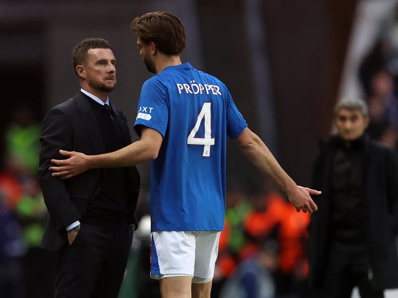 The Dutch defender was not included in the squad for last weekend's draw, with Barry Ferguson admitting he could be set for a spell on the sidelines after picking up an ankle injury. Another who may not feature for Rangers again this season.
