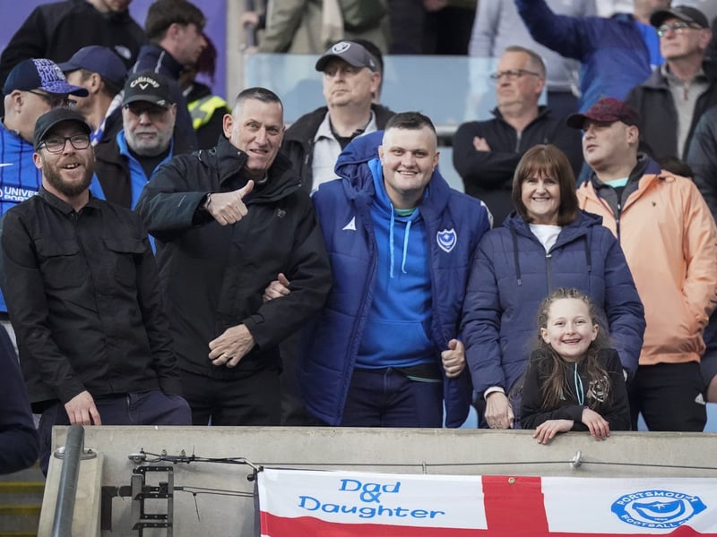 There were 2,445 Pompey fans making themselves heard once against at Coventry City last night.