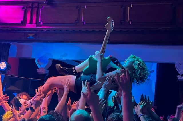 Lambrini Girls played a sold out gig at Glasgow St Luke's this week.