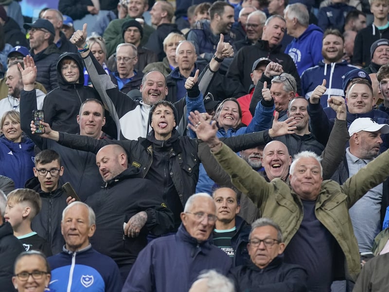There were 2,445 Pompey fans making themselves heard once against at Coventry City last night.