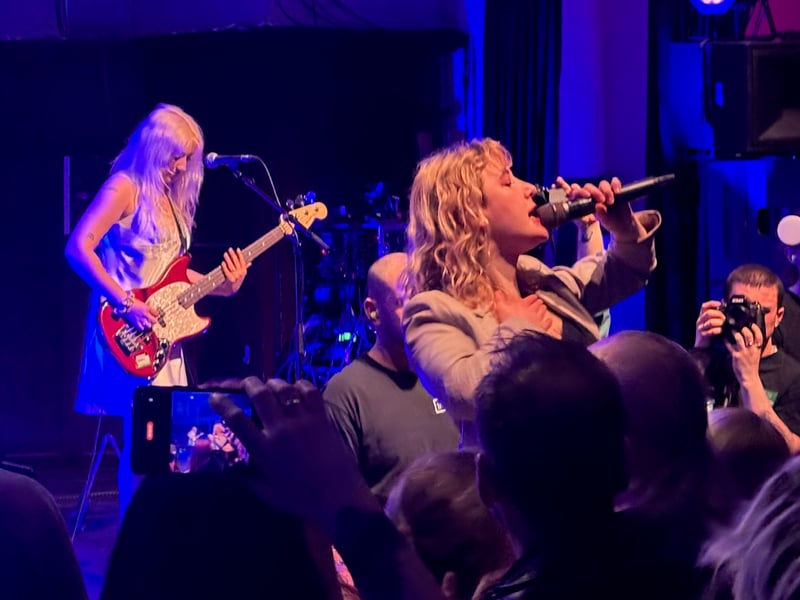 The Lambrini Girls opened with feminist punk anthem Big Dick Energy.