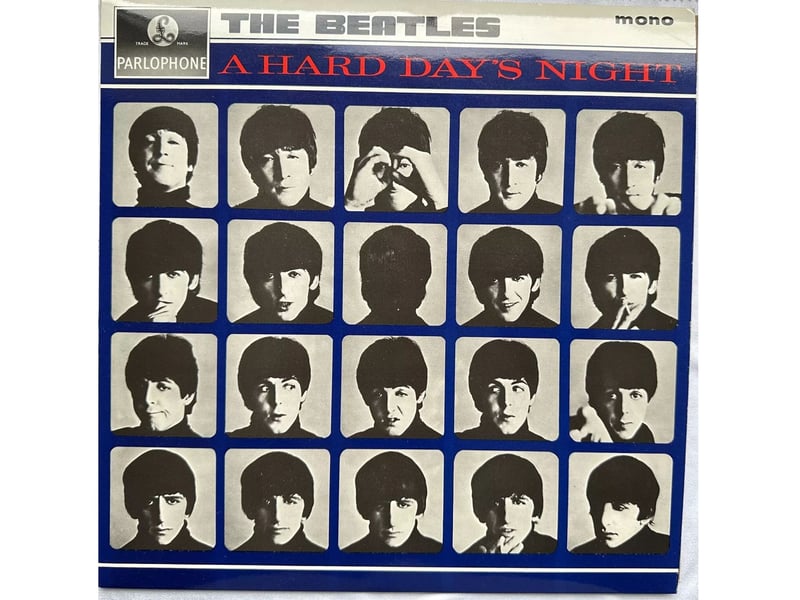 The price of a record dramatically increases if it has never been played. This mint copy of a first pressing of 'A Hard Day's Night' sold for exactly £1,000.