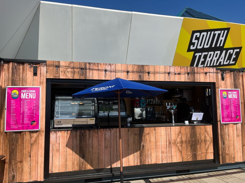 South Terrace Cafe and Bar opened up last weekend and attracted hundreds of people in the first few days.