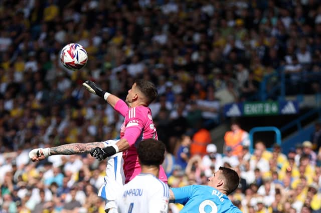 A couple of dominant catches from corners, one very decent second half save but his first mistake of this run, coming for a cross and connecting with his fist outside the box.