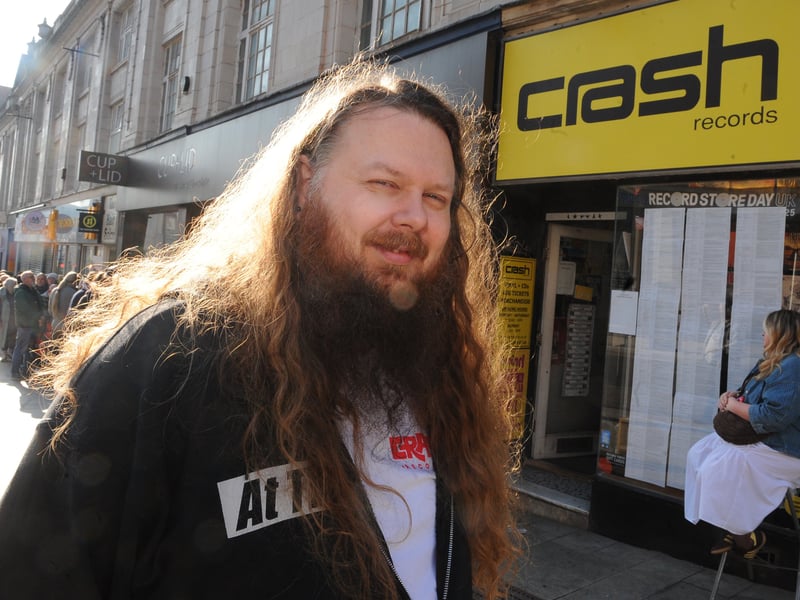 Scott Gamble, co-owner of Crash Records.