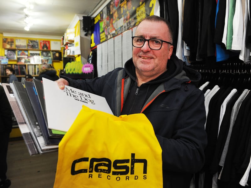 Gary Rodgers, who travelled from Middlesborough to get his records.