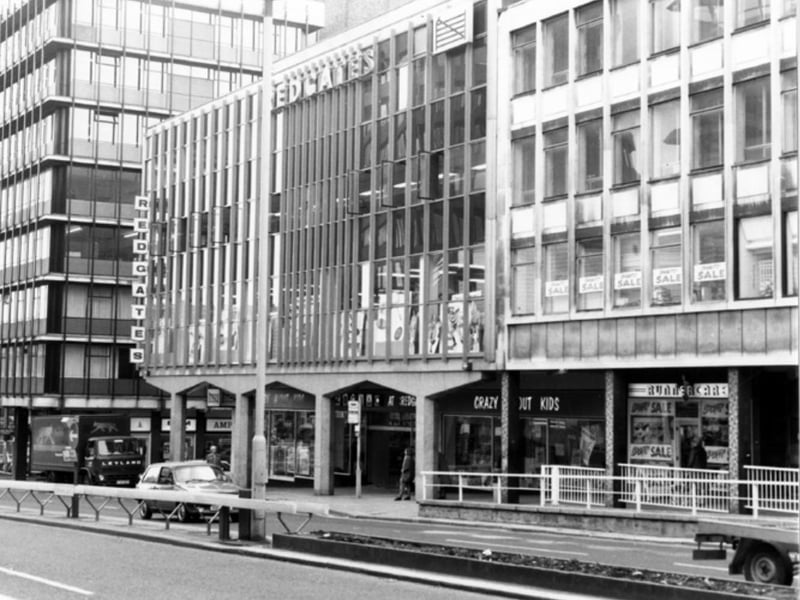 Redgates toy shop, at Furnival Gate, Sheffield city centre, in 1987. The much-loved store was affectionately known as the 'Yorkshire Disneyland'.