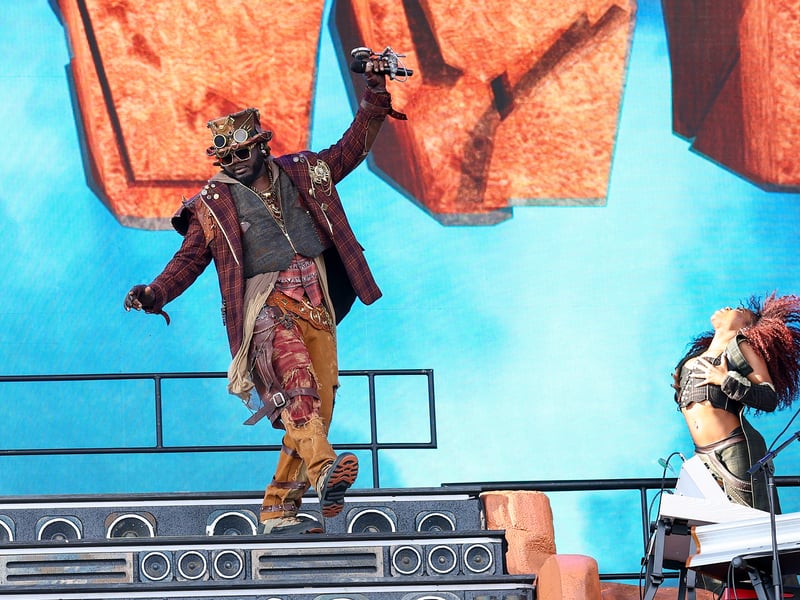 T-Pain performs at the Coachella Stage during the 2025 Coachella Valley Music and Arts Festival at Empire Polo Club on April 12, 2025 in Indio, California.