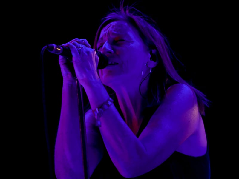 Beth Gibbons performs at Gobi Tent during the 2025 Coachella Valley Music and Arts Festival at Empire Polo Club on April 12, 2025 in Indio, California.