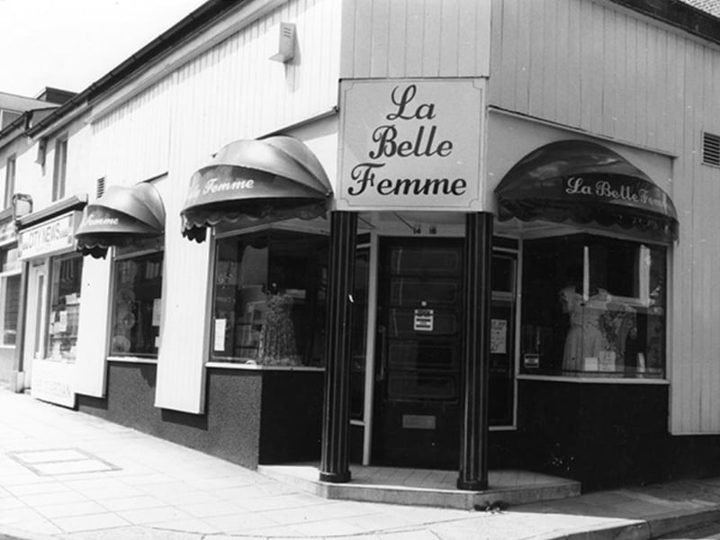 La Belle Femme fashion shop, on Division Street, Sheffield city centre, at the junction with Carver Lane, in June 1989
Picture Sheffield/Sheffield City Libraries
