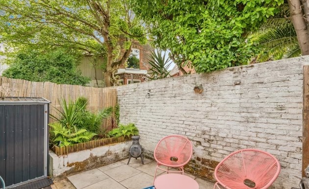 This home also comes with a courtyard which would be lovely in the summer months.