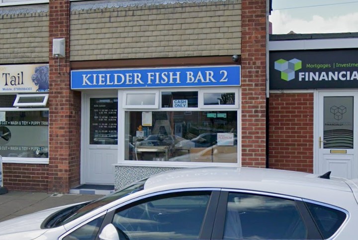 Kielder 2 Fish Bar, just north west of Blyth, has a 4.7 rating from 312 reviews.