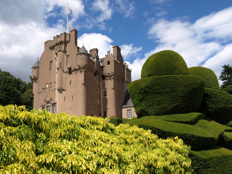 The former home of the Burnett family, who lived in the building for over 350 years after being granted land by Robert the Bruce, Crathes Castle, which sits to the east of Banchory, had 201,997 visitors in 2024. Step inside and marvel at oak panels, painted ceilings and the famous Horn of Leys, a gift from  Robert the Bruce himself. Outside there are glorious gardens to explore.