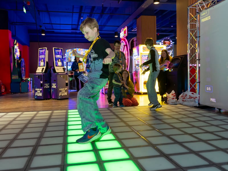 Many of the event’s VIPs were children and families supported by local charities and members of the youth sports teams the business sponsors.
