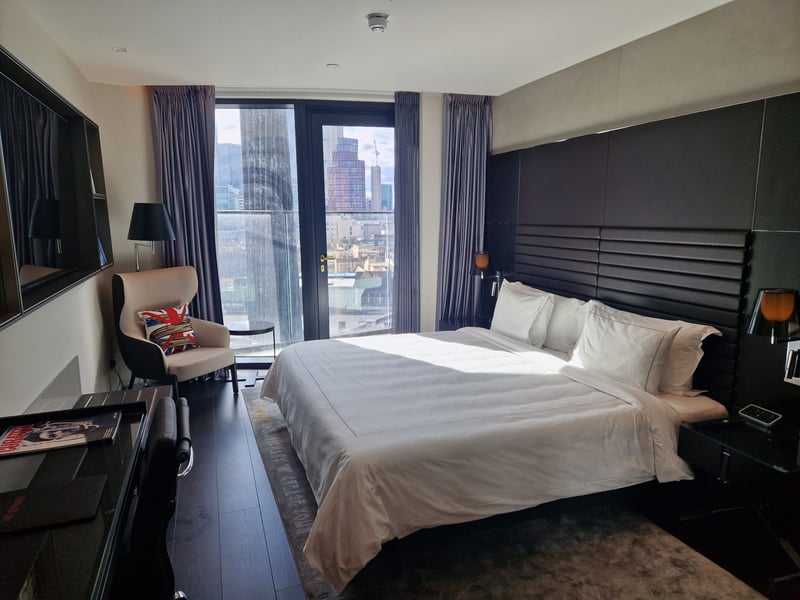 Inside our room - with a fabulous view
