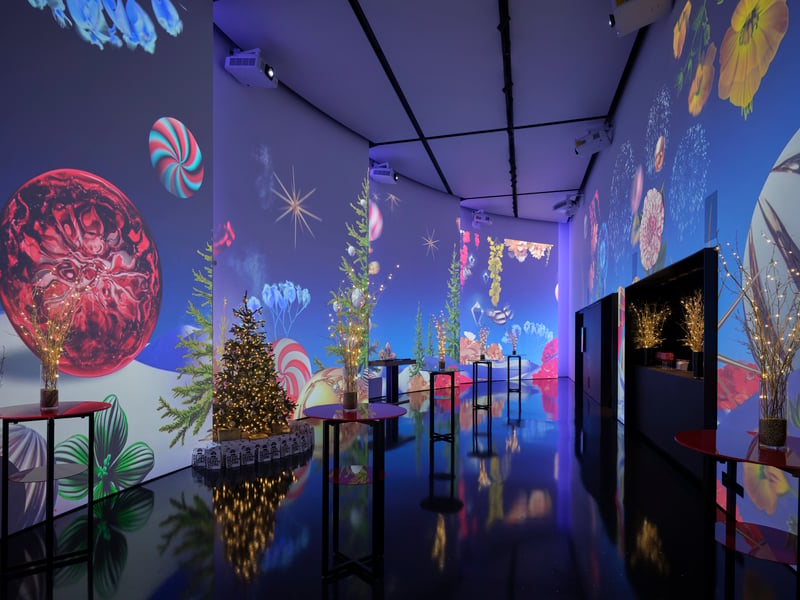 Inside the art gallery