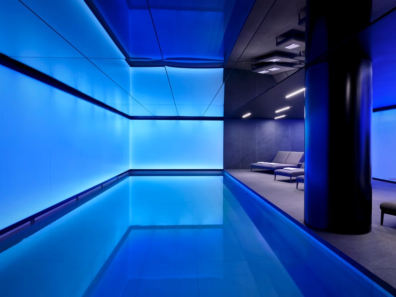 The pool inside the hotel - I'll make sure I visit this next time!