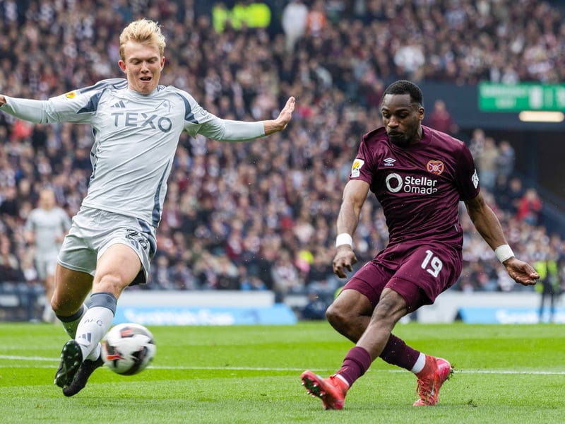 Offered very little threat in the first half and was taken off at the break as part of Hearts' tactical reshuffle. 4