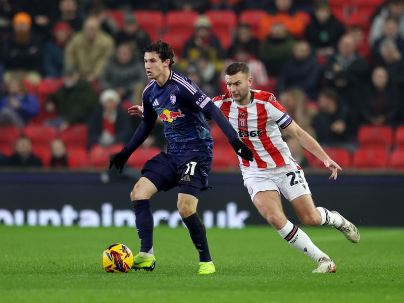 Experienced Stoke defender Gibson missed the weekend's clash against Sheffield Wednesday due to illness. It remains to be seen if the 32-year-old is back available to face the Whites.
