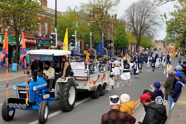 The parade in Chapeltown Road.